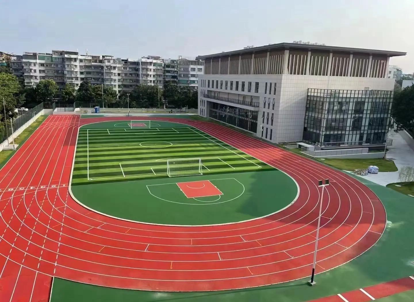 洛阳市硅PU材料塑胶篮球场 - 一站式服务